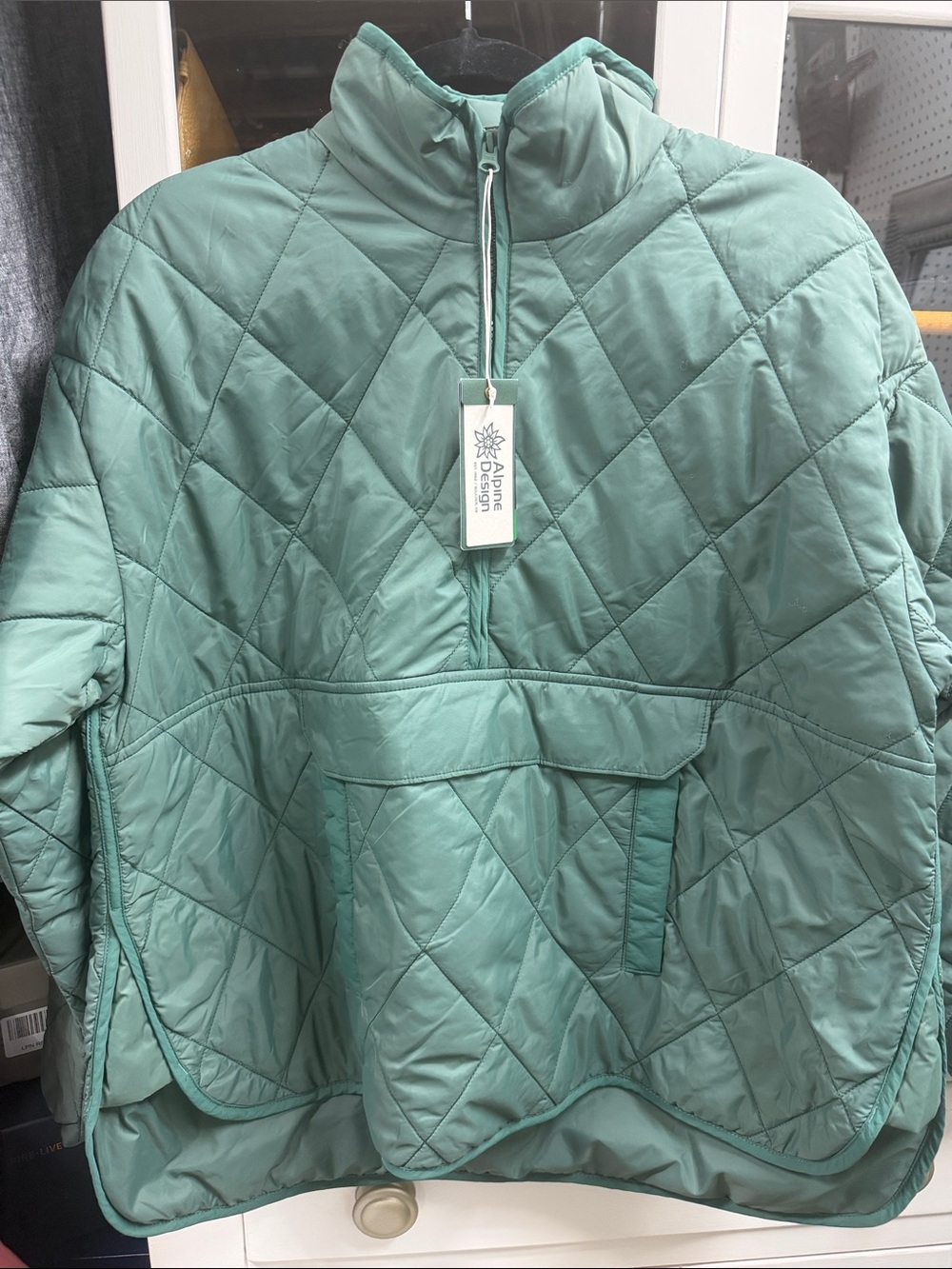 Alpine Design Quilted Jacket - Dark Green